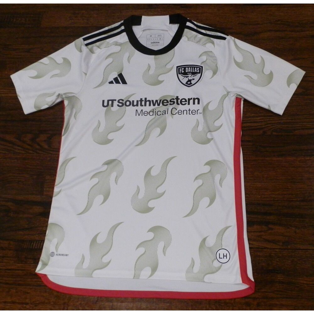 Adidas FC Dallas UT Southwestern Replica Soccer Jersey Mens Medium